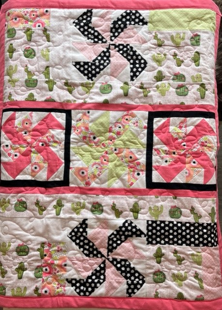 "Desert Blooms" Baby Quilt