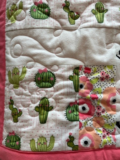 "Desert Blooms" Baby Quilt
