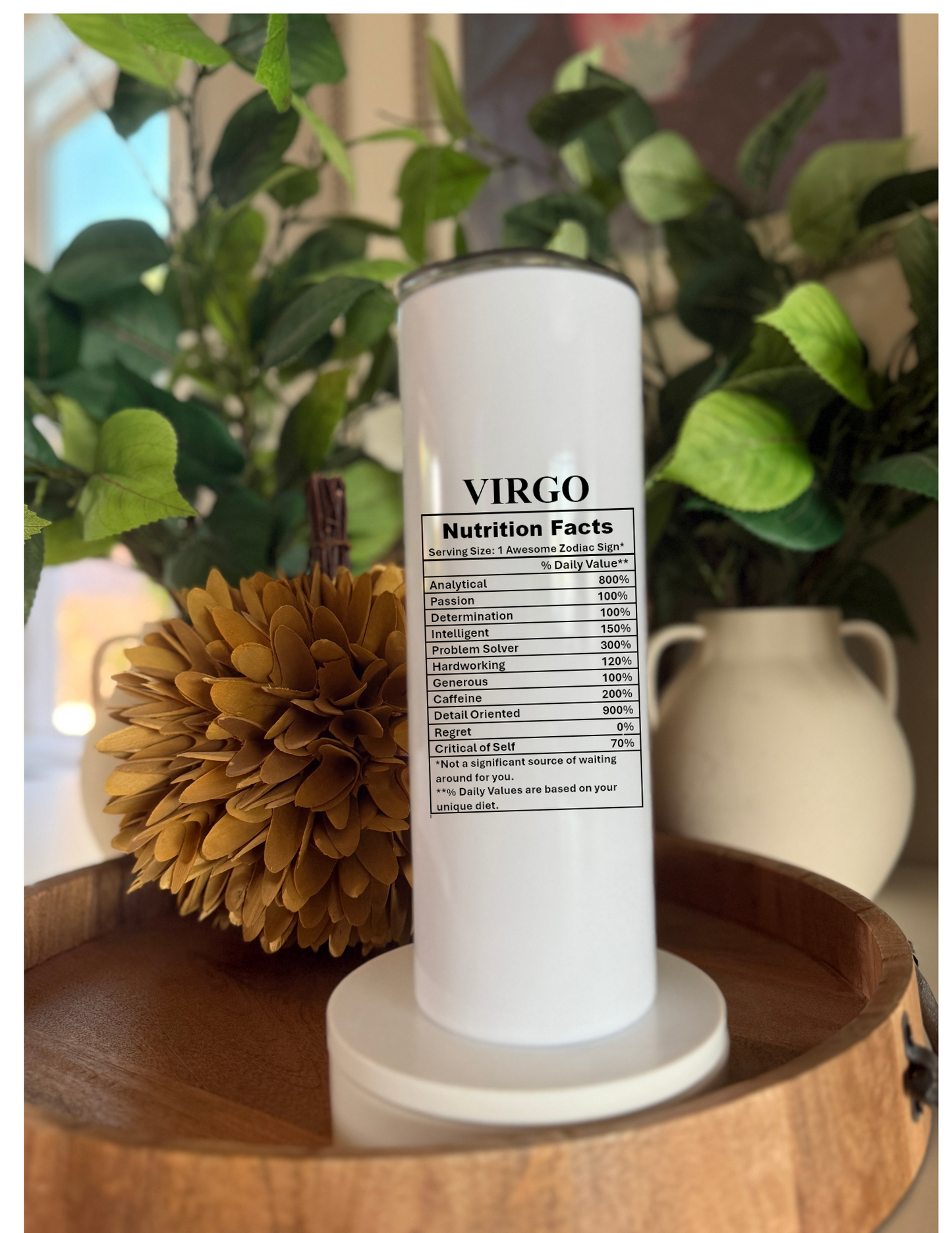 "Virgo Tattoo-Style Astrology" Tumbler