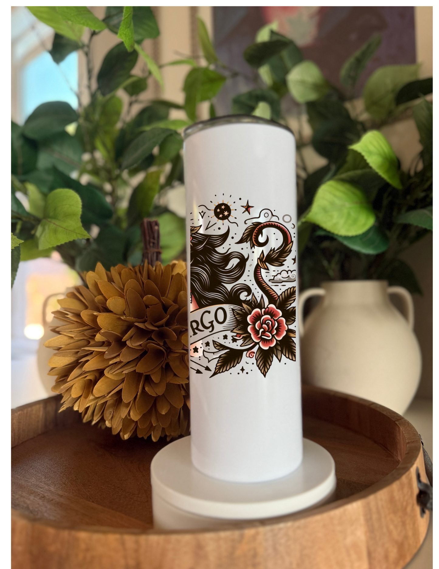 "Virgo Tattoo-Style Astrology" Tumbler