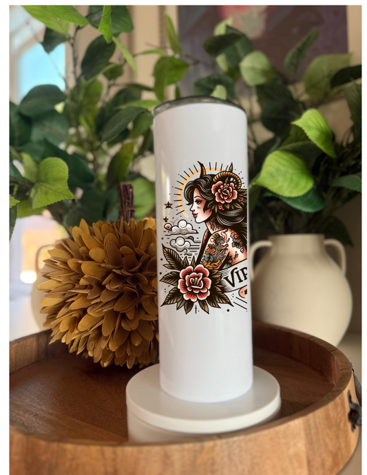 "Virgo Tattoo-Style Astrology" Tumbler